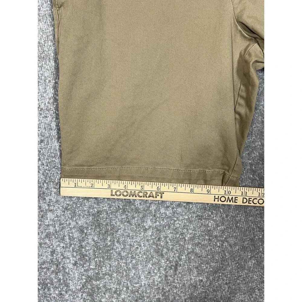 Banana Republic Aiden Chino‎ Shorts Mens Size 33 Stretch Acorn Brown Pockets
